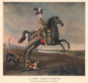 Die Königin Marie-Antoinette, 1783 von Unbekannt