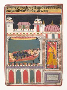 Lalit Ragini: Folio aus einer Ragamala-Serie Garland of Musical Modes von Unbekannt