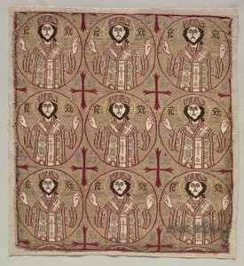 Lampas mit Rundbildern des Christus in segnender Pose, 1550-1650 von Unbekannt