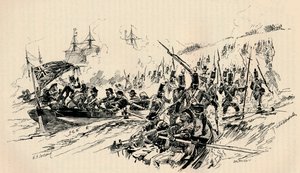 Landung von Sir Ralph Abercromby und britischen Truppen in Alexandria, 1801, 1884