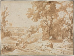 Landschaft mit Reitern, 1600er Jahre