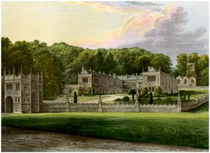 Lanhydrock, Cornwall, Heim von Lord Robartes, um 1880 von Unbekannt