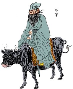 Lao-Tzu, antiker chinesischer Philosoph und Inspiration des Taoismus, spätes 19. Jahrhundert von Unbekannt