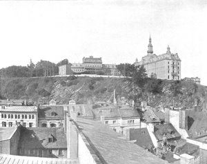 Gebäude der Laval-Universität, Stadt Quebec, Kanada, um 1900