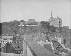 Gebäude der Laval-Universität, Stadt Quebec, um 1897