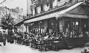 Le Dôme, Boulevard du Montparnasse von Unbekannt