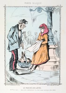 Le Marché aux Lapins, 1870-1871
