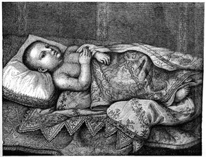 Leopoldo de Medici 1617-1675 in seiner Wiege, 1882
