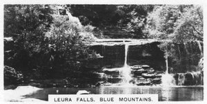 Leura Falls, Blue Mountains, Australien, 1928