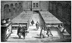 Bibliothek der Universität Leiden, Niederlande, 17. Jahrhundert, 1870