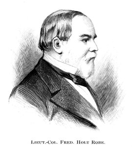 Oberstleutnant Frederick Holt Robe, 1886