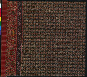 Lendentuch Pha nung oder Tuch für gewickeltes Kleidungsstück, späte 1800er - frühe 1900er Jahre