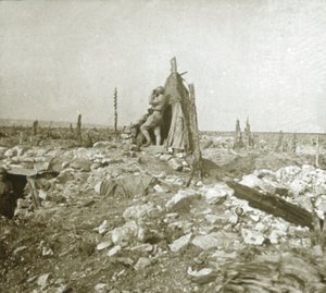 Aussichtsposten, Fort Vaux, Nordfrankreich, ca. 1914-ca. 1918