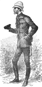 Lord Chelmsford, Porträt von einem Offizier kurz vor der Schlacht von Ulundi, um 1880