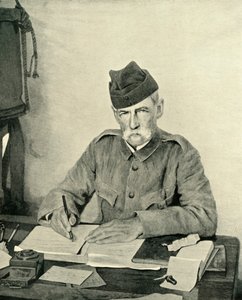 Lord Roberts schreibt in seinem Zelt, ca. 1900, 1901