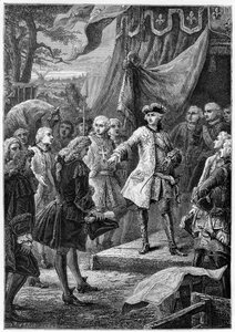 Ludwig XV., König von Frankreich und der Botschafter der Niederlande, 19. Jahrhundert