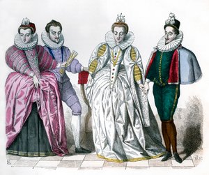 Louise von Lothringen, Herzog von Guise, Marguerite de Vaudemont und Anne de Joyeuse, 1581, 1882-1884 von Unbekannt