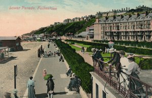 Lower Parade, Folkestone, spätes 19. - frühes 20. Jahrhundert von Unbekannt
