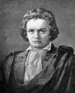 Ludwig van Beethoven, deutscher Komponist von Unbekannt