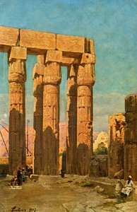 Luxor: Der Tempel von Amenophis III., um 1918-1939