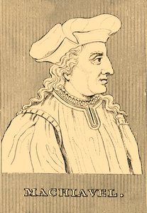 Machiavelli, 1469-1527, 1830 von Unbekannt