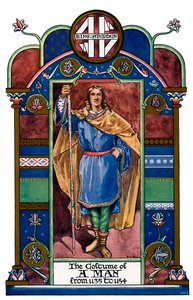 Männliches Kostüm, 1135-1154, 1904 von Unbekannt