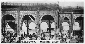 Maliks Ghat, Kalkutta, Indien, ca. 1925