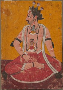 Man Dhata in Yogi-Position, ca. 1690-1700
