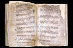 Manche Nr. 066, Stadt Mortain, Schatz der Kollegiatkirche Saint Evroult, Evangelium des 10. Jahrhunderts