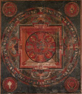 Mandala, spätes 15. Jahrhundert von Unbekannt
