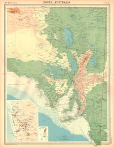 Karte von Südaustralien von Unbekannt