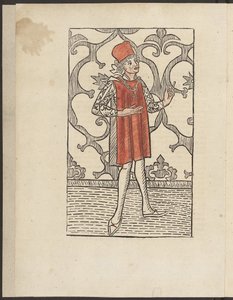 Marco Polo. Aus: Reise in das gelobte Land von Hans Tucher, 1484 von Unbekannt