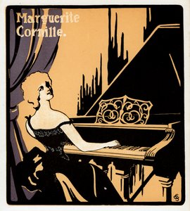 Marguerite Cornille, französische Music-Hall-Sängerin, spätes 19. Jahrhundert von Unbekannt