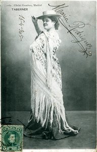 Maria Rodriguez, spanische Schauspielerin, 1905