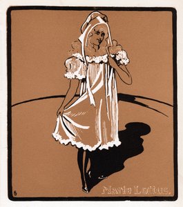 Marie Loftus, 1857-1940, schottischer Music-Hall-Star, spätes 19. Jahrhundert von Unbekannt