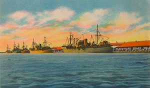 Marine-Terminal, Barranquilla, um 1940er