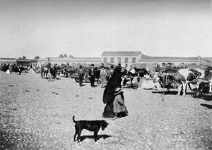 Markttag in Chillan, 1911