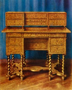 Marketerie-Schreibtisch von König Wilhelm III., 1938 von Unbekannt
