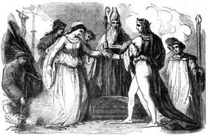 Heirat von Heinrich I. von England und Matilda von Unbekannt