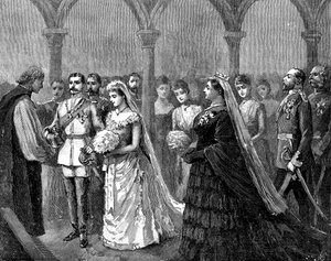 Hochzeit der Prinzessin Beatrice und Prinz Henry von Battenberg, 23. Juli 1885, 1900 von Unbekannt