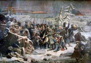 Marschall Ney während des Rückzugs aus Russland, 1812, 1894