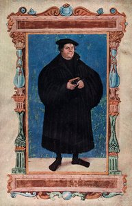 Martin Luther, deutscher Theologe und Augustinermönch, 19. Jahrhundert von Unbekannt