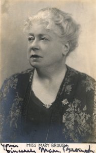 Mary Brough 1863-1834, englische Schauspielerin, 20. Jahrhundert