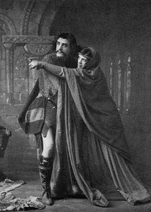 Matheson Lang 1879-1948 und Hutin Britton in Macbeth, 1911-1912