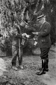 Maurice Maeterlinck, belgischer Dramatiker, Dichter und Essayist, 1915 von Unbekannt