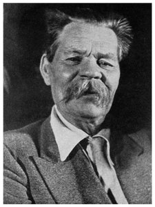 Maxim Gorki, russischer Autor, um 1930