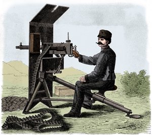 Maxim-Maschinengewehr, um 1895 von Unbekannt