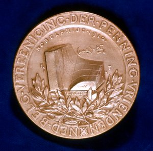 Medaille zur Erinnerung an den niederländischen Physiker Johannes Diderik van der Waals