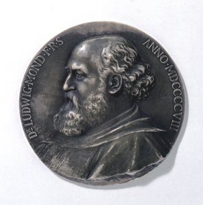 Medaille mit Ludwig Mond, Industriekhemiker von Unbekannt