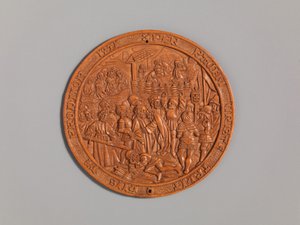 Medaille mit dem Verrat an Jesus